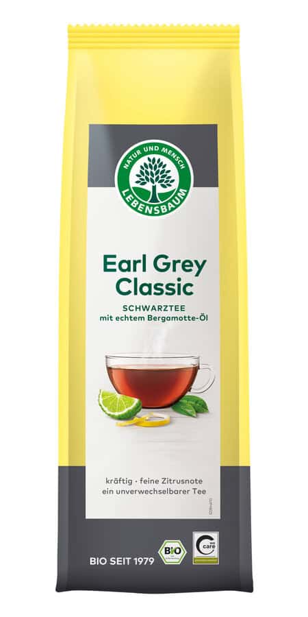 HERBATA CZARNA EARL GREY LIŚCIASTA BIO 100 g - LEBENSBAUM (1 szt.)