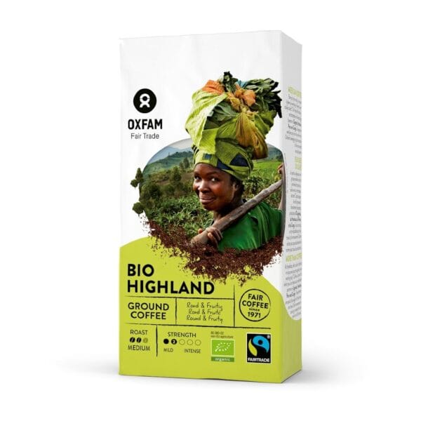 KAWA MIELONA ARABICA/ROBUSTA WYSOKOGÓRSKA FAIR TRADE BIO 250 g - OXFAM (1 szt.)