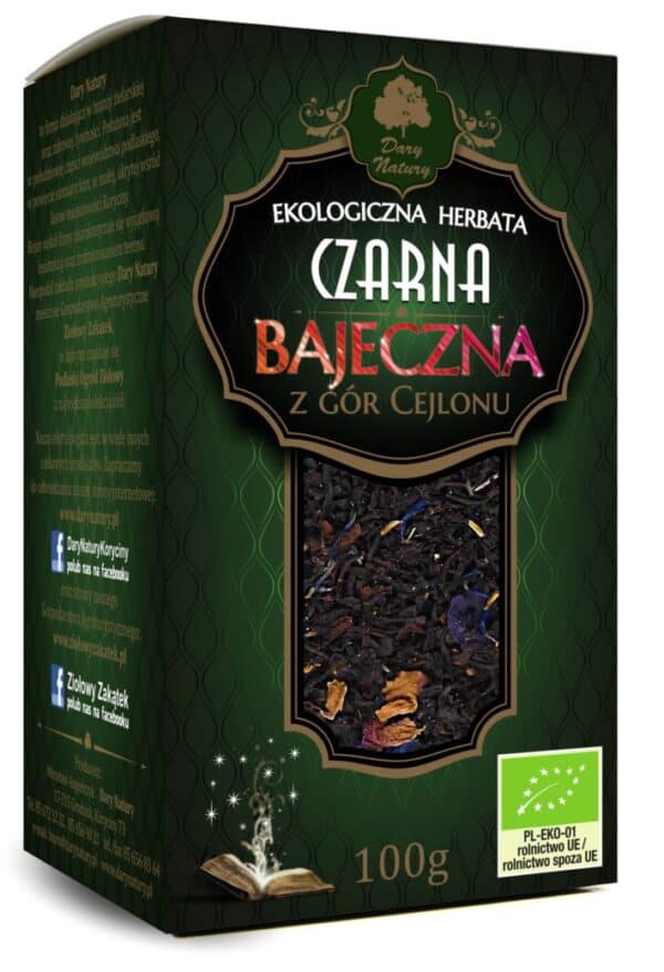 HERBATA CZARNA BAJECZNA BIO 100 g - DARY NATURY (1 szt.)