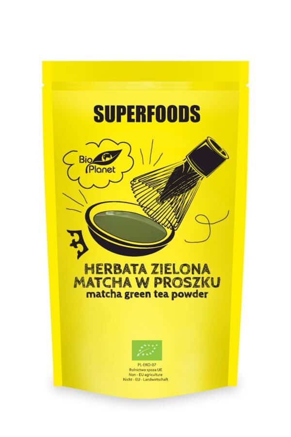 HERBATA ZIELONA MATCHA BIO 100 g - BIO PLANET (2 szt.)