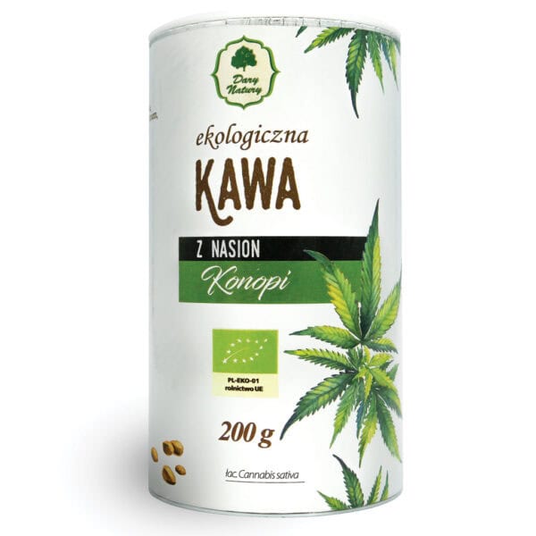 KAWA Z NASION KONOPI BIO 200 g - DARY NATURY (2 szt.)