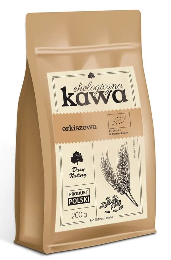 KAWA ZBOŻOWA ORKISZOWA BIO 200 g - DARY NATURY (2 szt.)