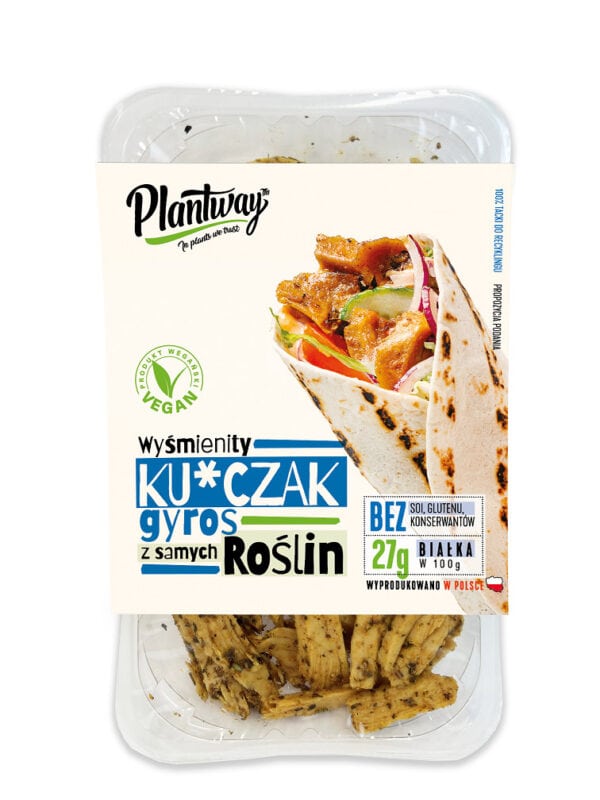 KURCZAK ROŚLINNY A'LA GYROS 160 g - PLANTWAY (2 szt.)