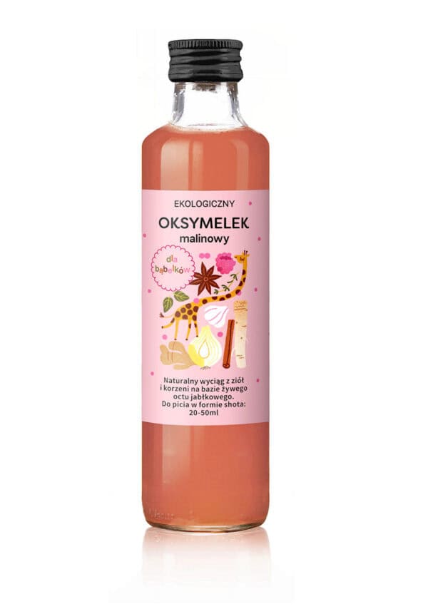 OKSYMELEK MALINOWY DLA BĄBELKÓW BIO 250 ml - DELIKATNA (1 szt.)
