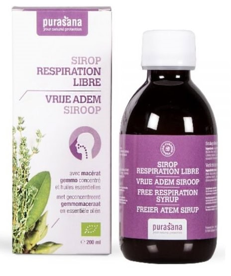 SYROP NA STAN ZAPALNY GÓRNYCH DRÓG ODDECHOWYCH BIO 200 ml - PURASANA (1 szt.)