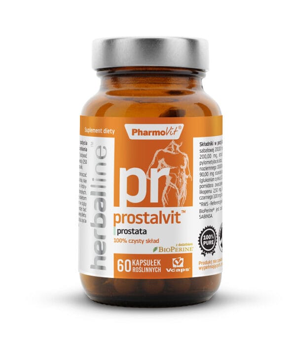 KAPSUŁKI NA PROSTATĘ (PROSTALVIT) BEZGLUTENOWE 60 szt. - PHARMOVIT (HERBALLINE) (1 szt.)