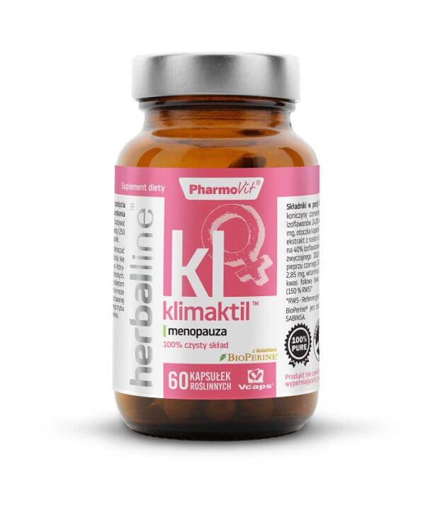 KAPSUŁKI NA MENOPAUZĘ (KLIMAKTIL) BEZGLUTENOWE 60 szt. - PHARMOVIT (HERBALLINE) (1 szt.)
