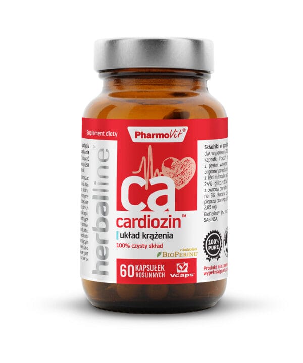KAPSUŁKI NA UKŁAD KRĄŻENIA (CARDIOZIN) BEZGLUTENOWE 60 szt. - PHARMOVIT (HERBALLINE) (1 szt.)