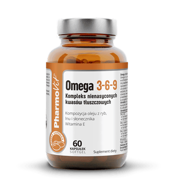 OMEGA 3-6-9 BEZGLUTENOWE 60 KAPSUŁEK - PHARMOVIT (CLEAN LABEL) (1 szt.)