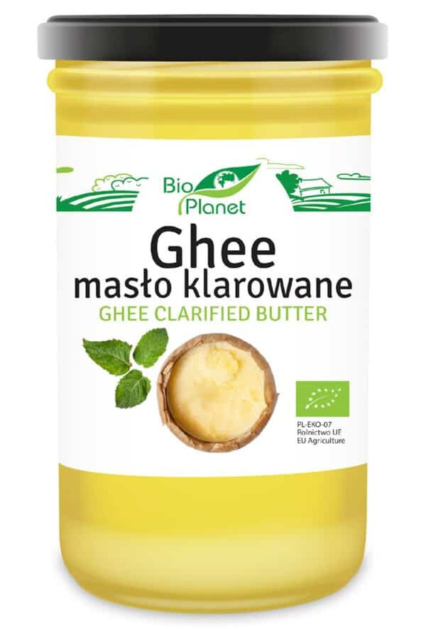 MASŁO KLAROWANE GHEE BIO 425 g (446 ml) - BIO PLANET (1 szt.)