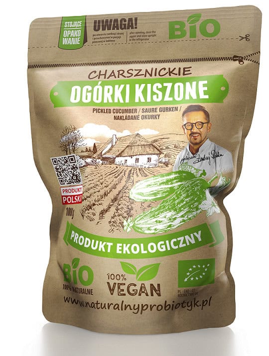 OGÓRKI KISZONE BIO 1000 g (500 g) - CHARSZNICKIE POLA NATURY (2 szt.)