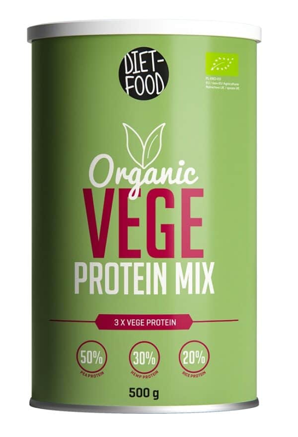 MIESZANKA BIAŁEK WEGAŃSKICH BIO 500 g - DIET-FOOD (1 szt.)