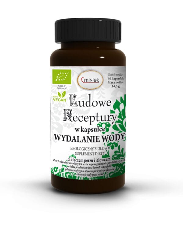 KAPSUŁKI NA WYDALANIE WODY BIO (60 szt.) 30,6 g - MIR-LEK (LUDOWE RECEPTURY) (1 szt.)