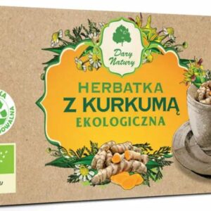 HERBATKA Z KURKUMĄ BIO (25 x 2 g) 50 g - DARY NATURY (2 szt.)