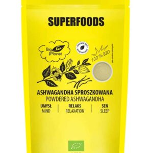 ASHWAGANDHA SPROSZKOWANA BIO 150 g - BIO PLANET (2 szt.)