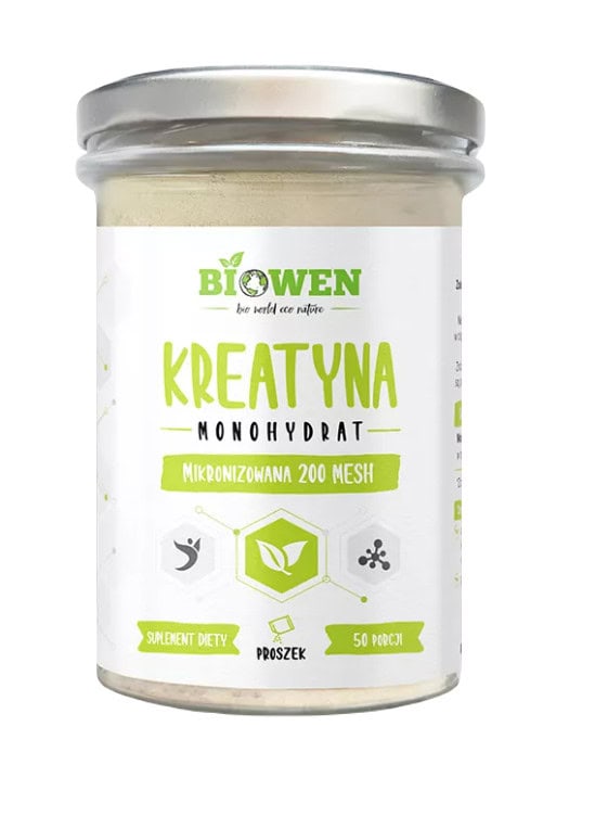 KREATYNA MONOHYDRAT PROSZEK BEZGLUTENOWA 250 g - BIOWEN (1 szt.)