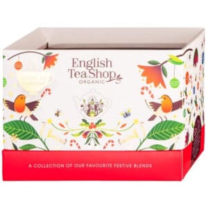 KALENDARZ ADWENTOWY (HERBATY I HERBATKI) BIO (LUXURY – 13 SMAKÓW) (25 x 1,78 g) 44,5 g - ENGLISH TEA SHOP ORGANIC (PRODUKT SEZONOWY) (1 szt.)