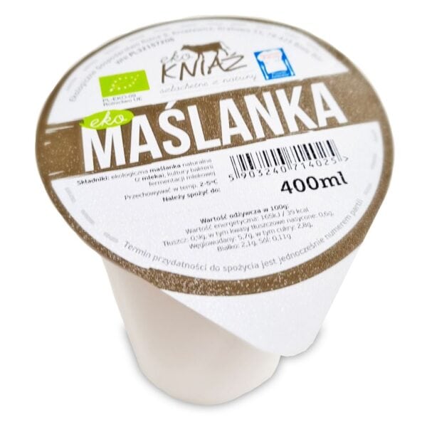 MAŚLANKA BIO 400 ml - EKO KNIAŹ (NA ZAMÓWIENIE) (1 szt.)