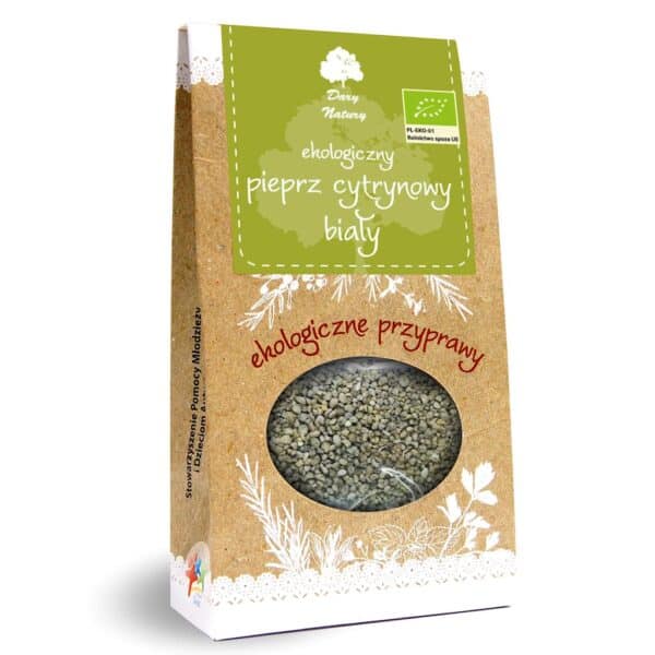 PIEPRZ BIAŁY CYTRYNOWY BIO 50 g - DARY NATURY (2 szt.)
