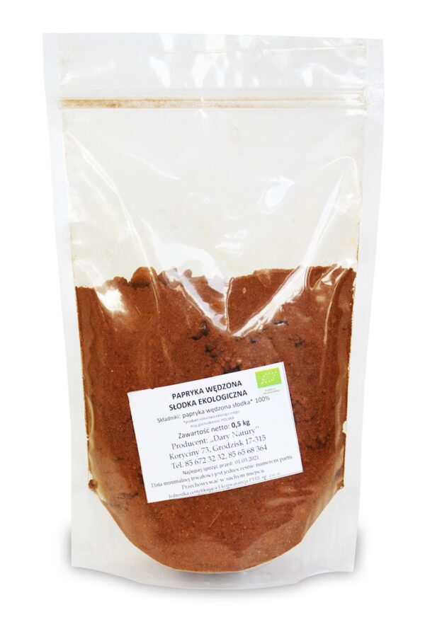PAPRYKA SŁODKA WĘDZONA BIO 500 g - HORECA (DARY NATURY) (1 szt.)