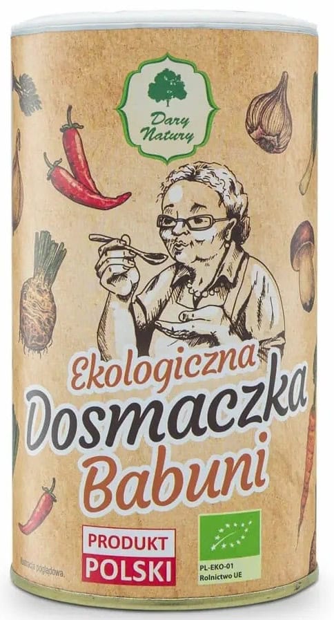 PRZYPRAWA UNIWERSALNA DOSMACZKA BABUNI" BIO 250 g - DARY NATURY (2 szt.)"