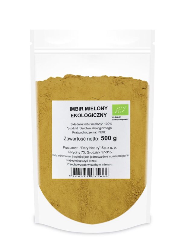 IMBIR MIELONY BIO 500 g - HORECA (DARY NATURY) (1 szt.)