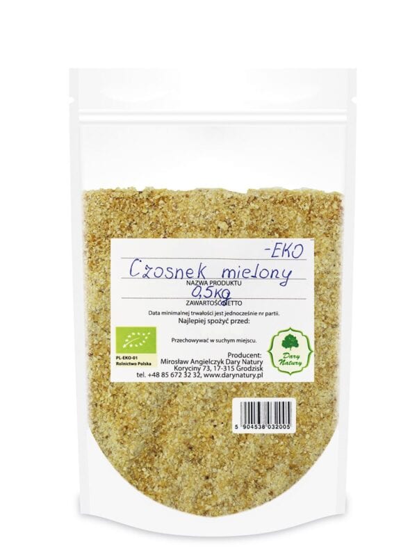CZOSNEK MIELONY BIO 500 g - HORECA (DARY NATURY) (1 szt.)