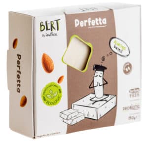 WEGAŃSKA ALTERNATYWA SERA TYPU FETA Z MIGDAŁÓW I ORZECHÓW NERKOWCA BIO 150 g - BERT (1 szt.)