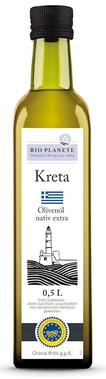 OLIWA Z OLIWEK EXTRA VIRGIN KRETA P.G.I. BIO 500 ml - BIO PLANETE (1 szt.)