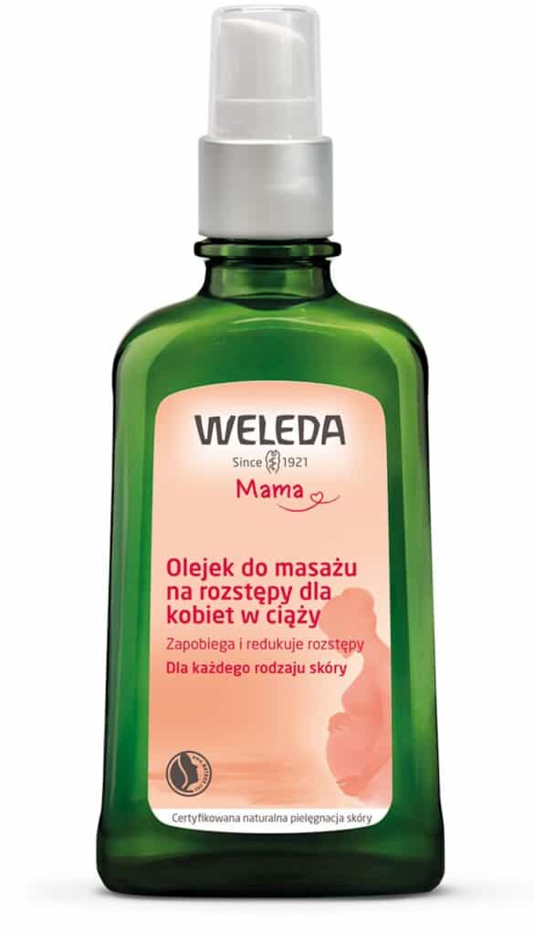 OLEJEK DO MASAŻU NA ROZSTĘPY DLA KOBIET W CIĄŻY ECO 100 ml - WELEDA (1 szt.)