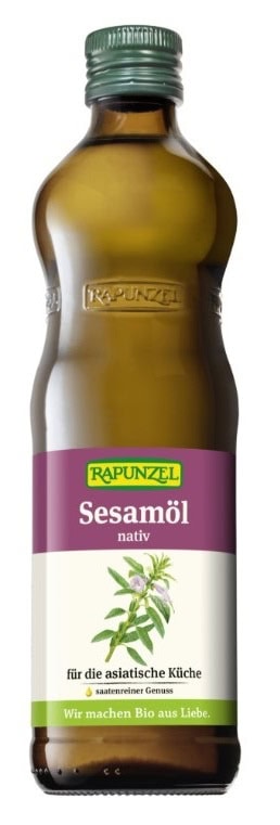 OLEJ SEZAMOWY TŁOCZONY NA ZIMNO BIO 500 ml - RAPUNZEL (1 szt.)