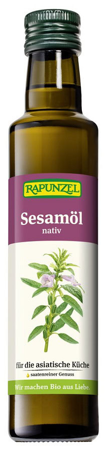 OLEJ SEZAMOWY TŁOCZONY NA ZIMNO BIO 250 ml - RAPUNZEL (1 szt.)