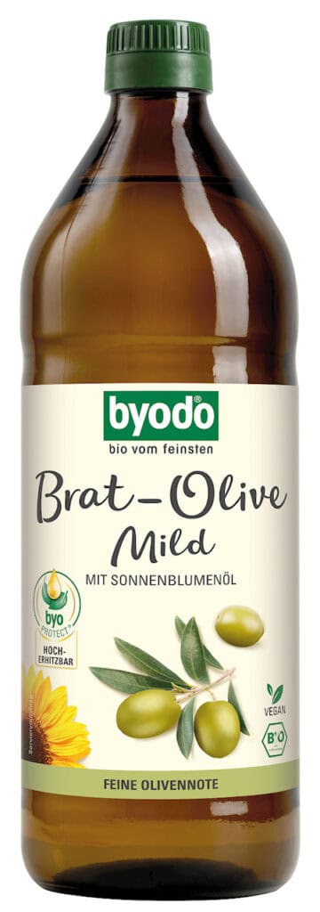 OLIWA Z OLIWEK Z OLEJEM SŁONECZNIKOWYM DO GOTOWANIA I SMAŻENIA BIO 750 ml - BYODO (1 szt.)
