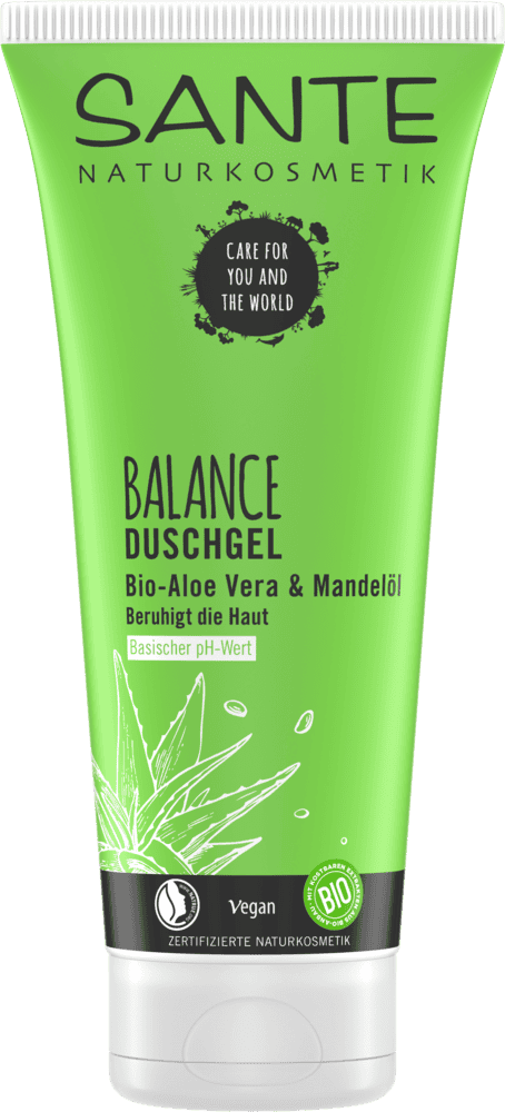 ŻEL POD PRYSZNIC BALANCE ALOES I OLEJEK MIGDAŁOWY ECO 200 ml - SANTE (2 szt.)