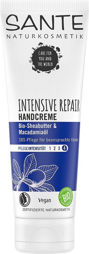 KREM DO RĄK INTENSYWNIE REGENERUJĄCY MASŁO SHEA I OLEJEK MAKADAMIA ECO 75 ml - SANTE (2 szt.)