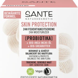 KREM DO TWARZY NA DZIEŃ I NA NOC NAWILŻAJĄCY Z PROBIOTYKAMI, OLEJEM INCHI I MASŁEM SHEA ECO 50 ml - SANTE (1 szt.)