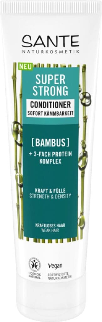 ODŻYWKA WZMACNIAJĄCA DO WŁOSÓW SŁABYCH I ŁAMLIWYCH BAMBUS I POTRÓJNY KOMPLEKS PROTEINOWY ECO 150 ml - SANTE (2 szt.)
