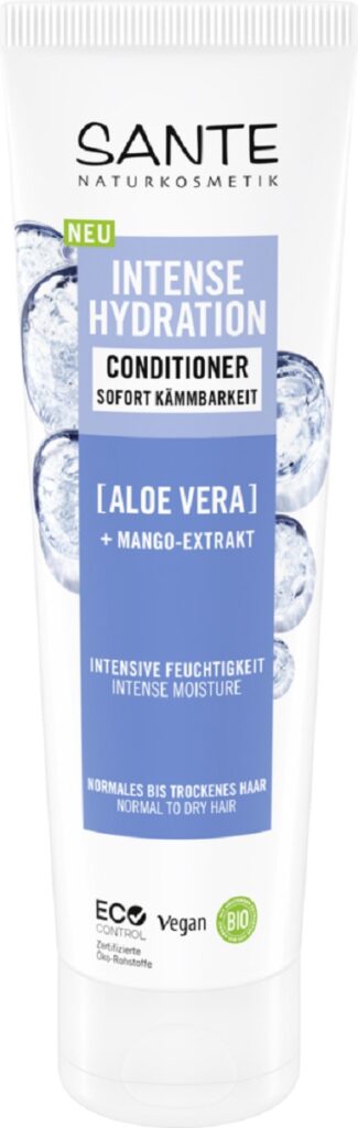ODŻYWKA NAWILŻAJĄCA DO WŁOSÓW SUCHYCH ALOES I MANGO 150 ml - SANTE (2 szt.)