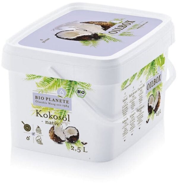 OLEJ KOKOSOWY VIRGIN BIO 2,5 L - BIO PLANETE (1 szt.)