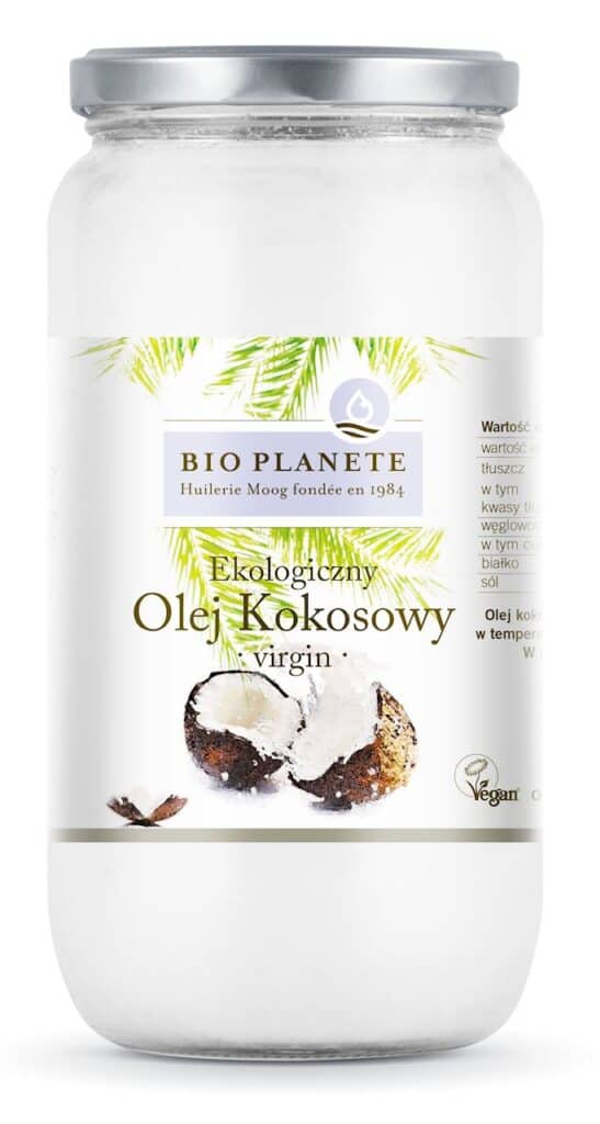 OLEJ KOKOSOWY VIRGIN BIO 950 ml - BIO PLANETE (1 szt.)