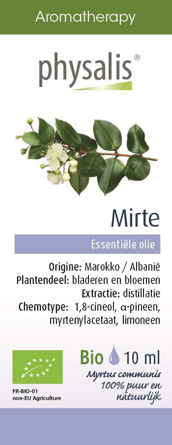 OLEJEK ETERYCZNY MIRT ZWYCZAJNY BIO 10 ml - PHYSALIS (1 szt.)
