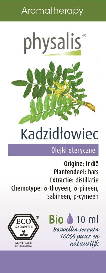 OLEJEK ETERYCZNY KADZIDŁOWIEC ECO 10 ml - PHYSALIS (1 szt.)