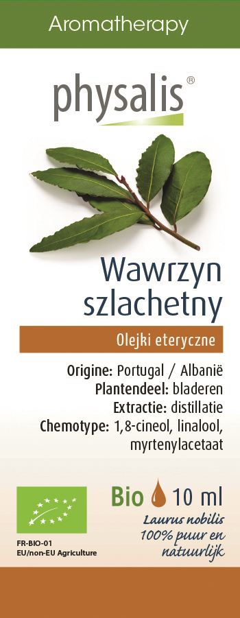OLEJEK ETERYCZNY WAWRZYN SZLACHETNY BIO 10 ml - PHYSALIS (1 szt.)