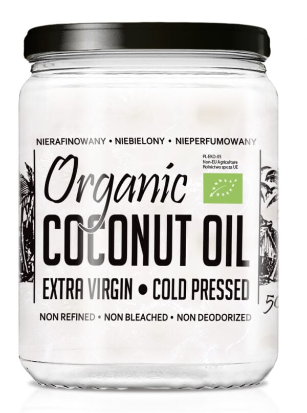 OLEJ KOKOSOWY VIRGIN BIO 500 ml - DIET-FOOD (1 szt.)