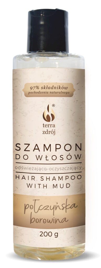 SZAMPON DO WŁOSÓW ODŚWIEŻAJĄCO - OCZYSZCZAJĄCY 200 g - TERRA ZDRÓJ (SERIA BOROWINOWA) (2 szt.)