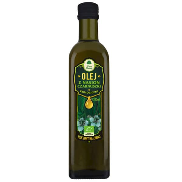 OLEJ Z CZARNUSZKI TŁOCZONY NA ZIMNO BIO 250 ml - DARY NATURY (1 szt.)