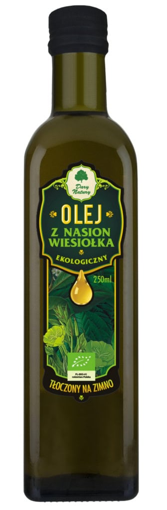 OLEJ Z WIESIOŁKA TŁOCZONY NA ZIMNO BIO 250 ml - DARY NATURY (1 szt.)