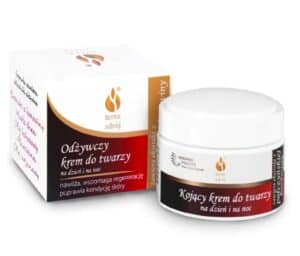 KREM DO TWARZY NA DZIEŃ I NA NOC ODŻYWCZY 50 g - TERRA ZDRÓJ (SERIA BOROWINOWA) (2 szt.)