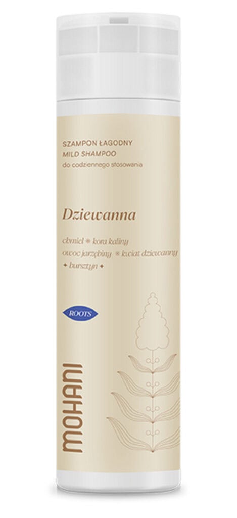 SZAMPON ŁAGODNY DO CODZIENNEGO STOSOWANIA DZIEWANNA 250 ml - MOHANI (1 szt.)