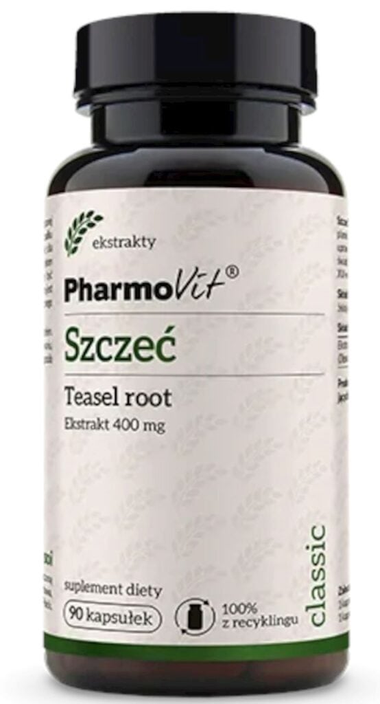SZCZEĆ POSPOLITA EKSTRAKT (400 mg) BEZGLUTENOWA 90 KAPSUŁEK - PHARMOVIT (CLASSIC) (1 szt.)